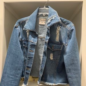 a jean jacket !